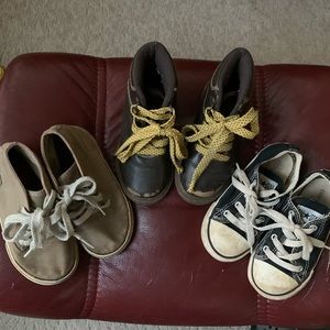3 Toddler Sz 8 Shoes- Converse & Children’s Place